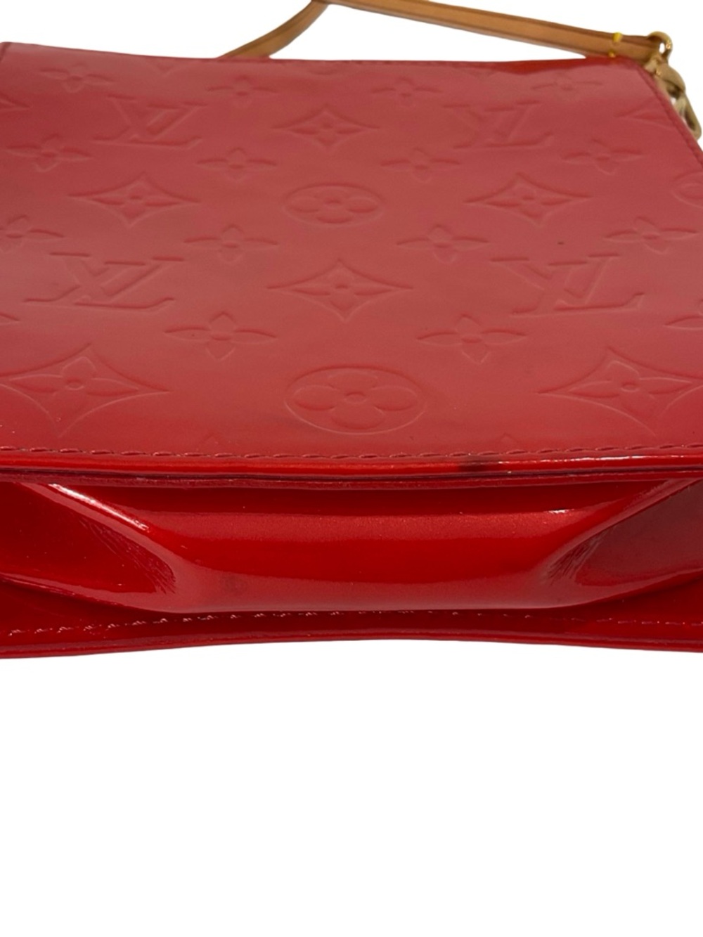 Louis Vuitton Red Monogram Vernis Mott Pochette - Picture 10 of 16